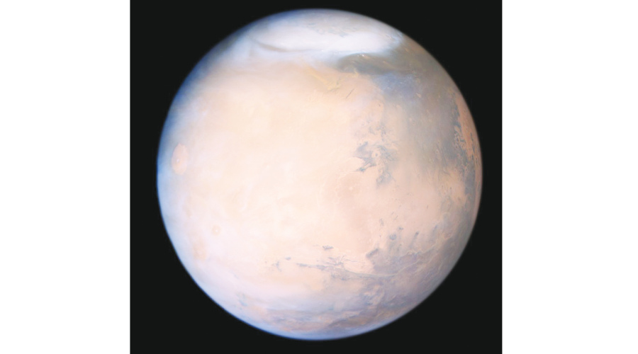 «مسبار الأمل» يرصد قمة جبل أوليمبوس في المريخ